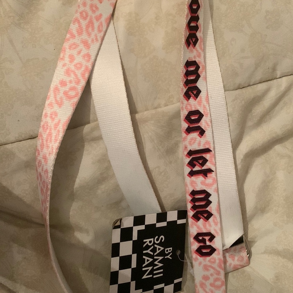pink cheeta belt